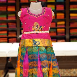 Pattu pavadai outlet dress design